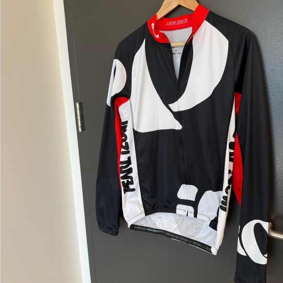 Pearl Izumi Men's L Bold Cycling Shirt - Black, Red, White GUC - Picture 6 of 16
